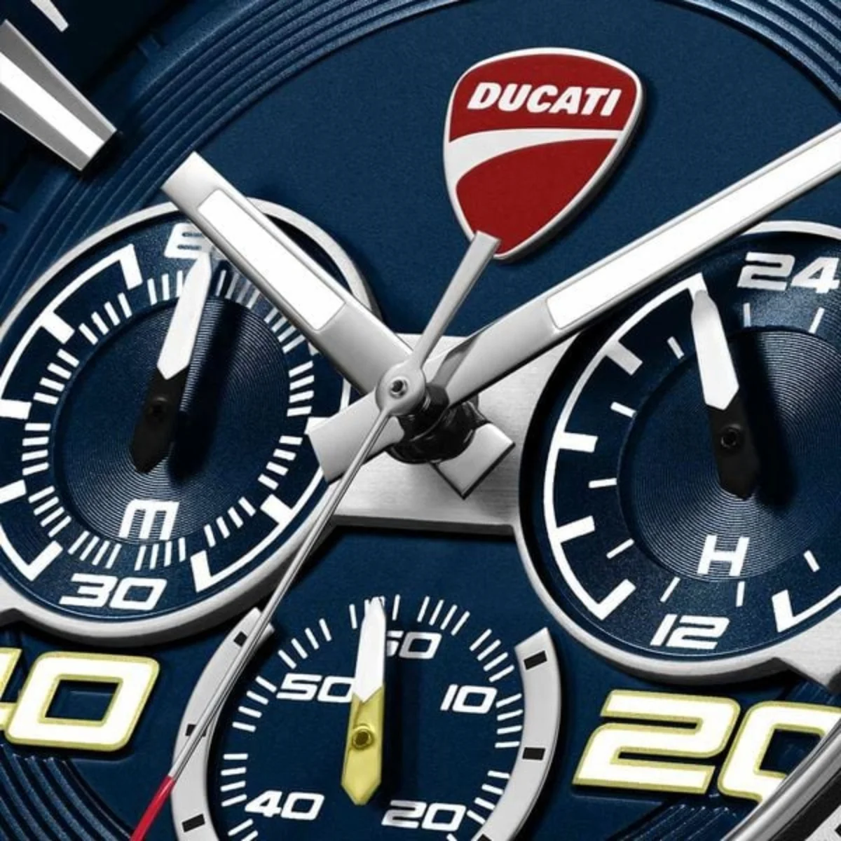 Ducati Quartz Blue Dial Analog Chronograph Men's Watch DTWGO0001705 - Image 4