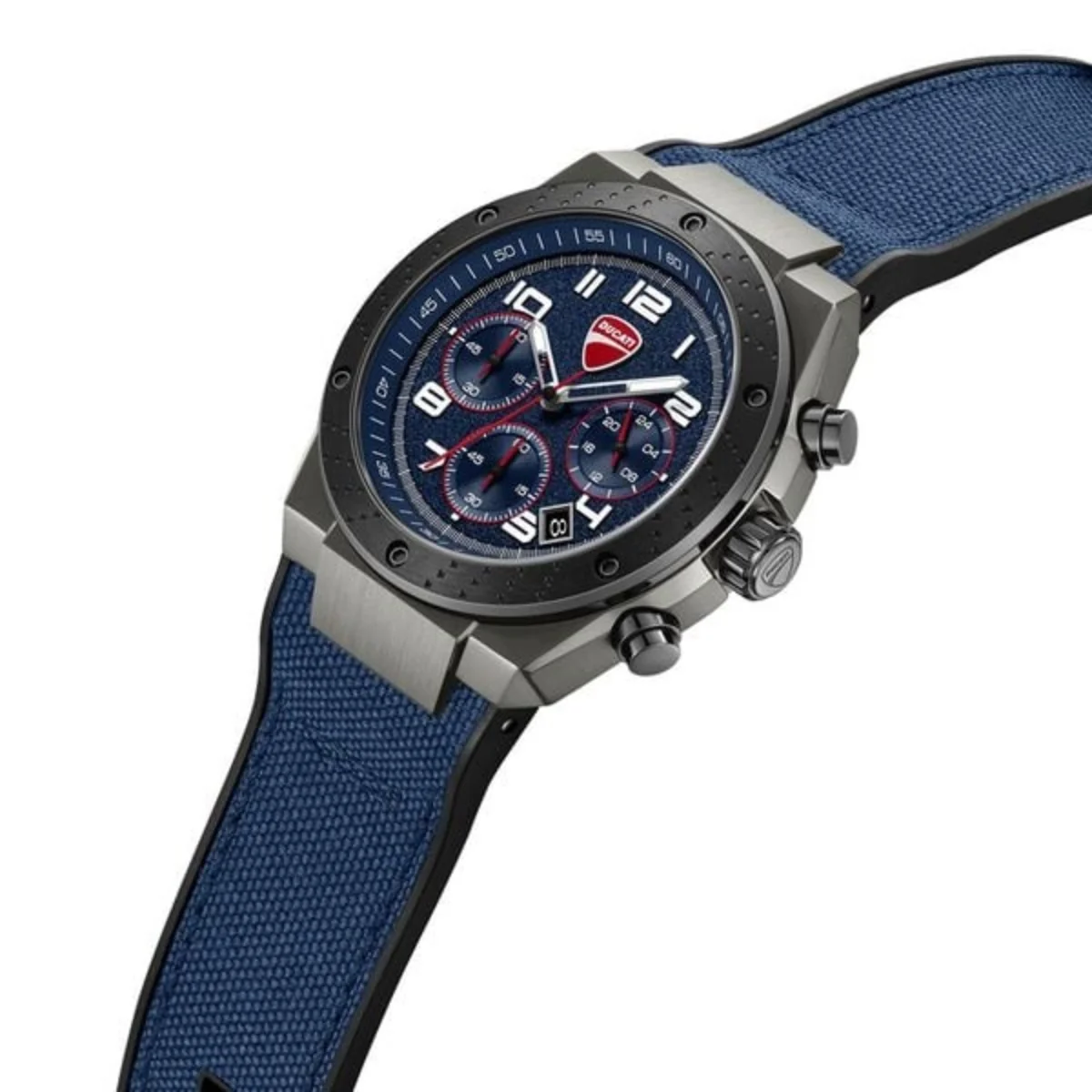 Ducati Quartz Blue Dial Analog Chronograph Men's Watch DTWGO0002502W - Image 2