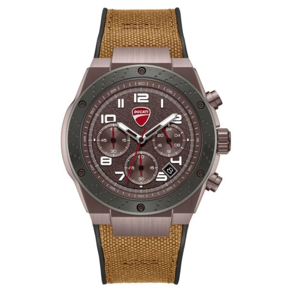 Ducati Quartz Brown Dial Analog Chronograph Men's Watch DTWGO0002503W
