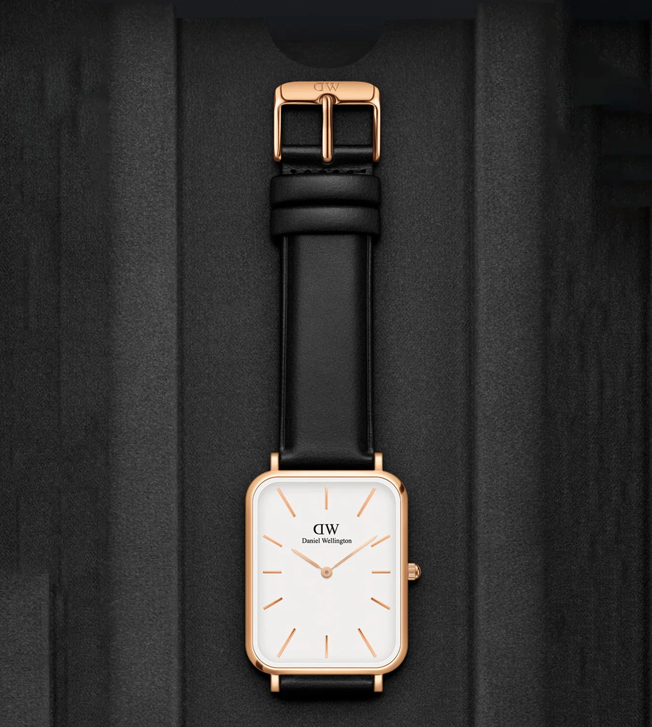 DW00100450 | DANIEL WELLINGTON Quadro 29x36.5 Pressed Sheffield RG Analog Watch for Women - Image 5