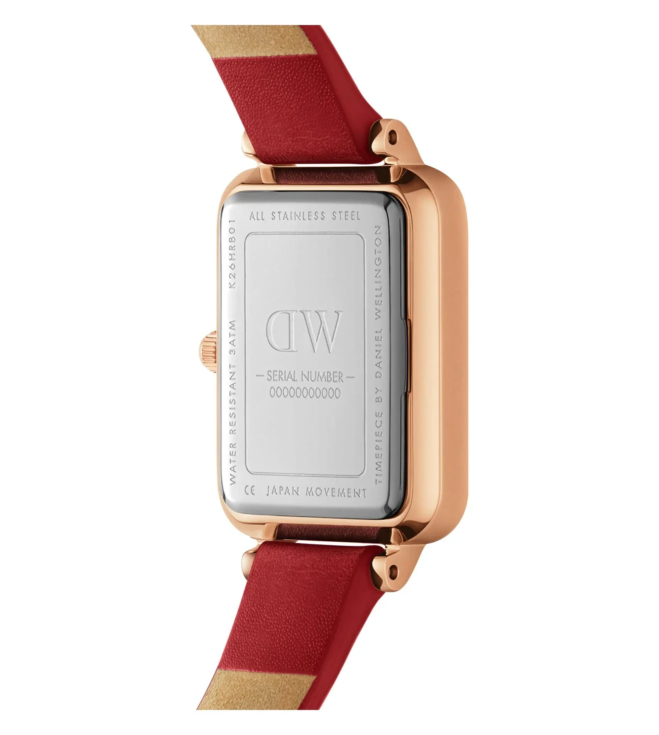 DW00100453 | DANIEL WELLINGTON Quadro 29x36.5 Pressed Suffolk RG Analog Watch for Women - Image 4