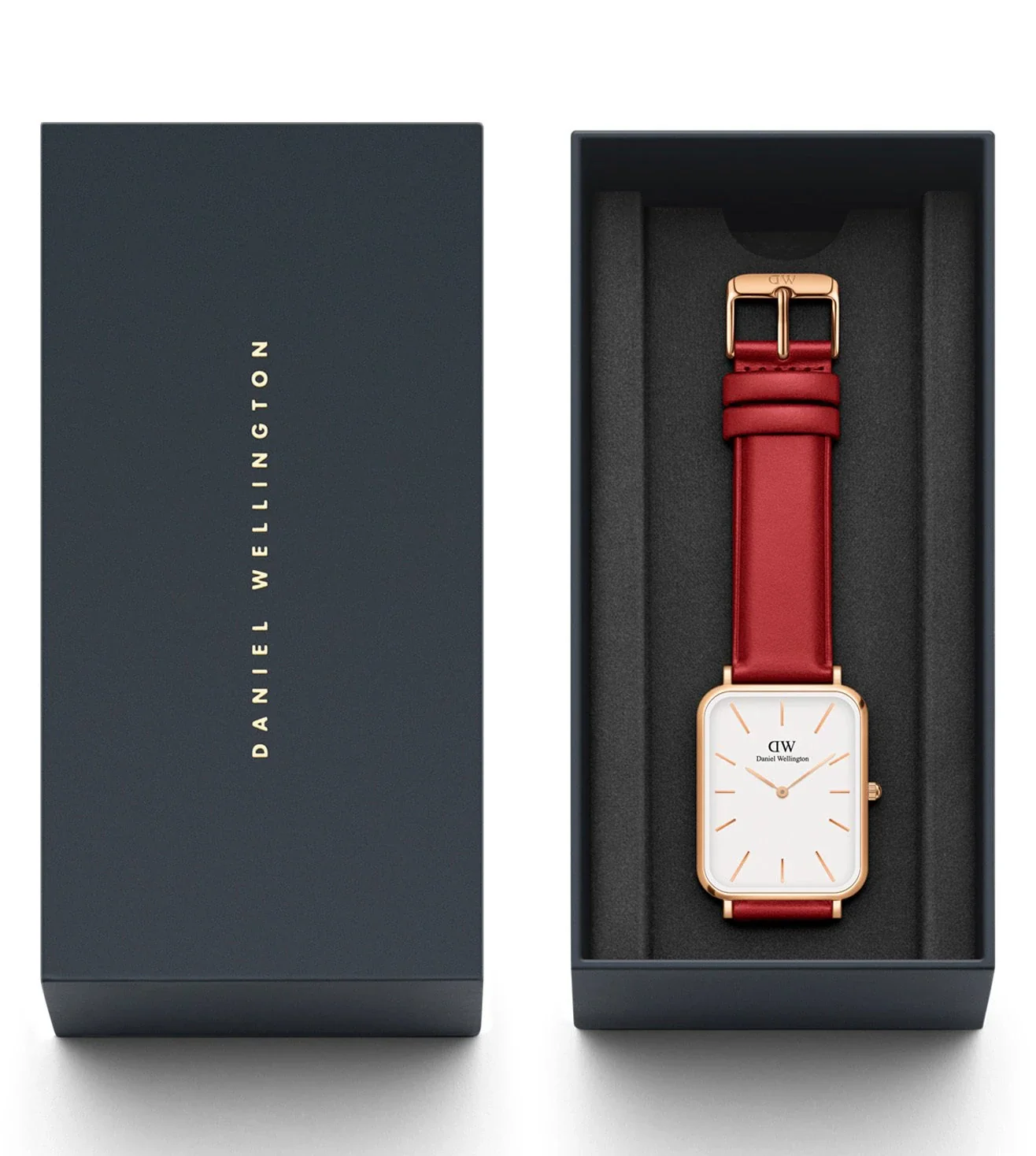 DW00100453 | DANIEL WELLINGTON Quadro 29x36.5 Pressed Suffolk RG Analog Watch for Women - Image 6