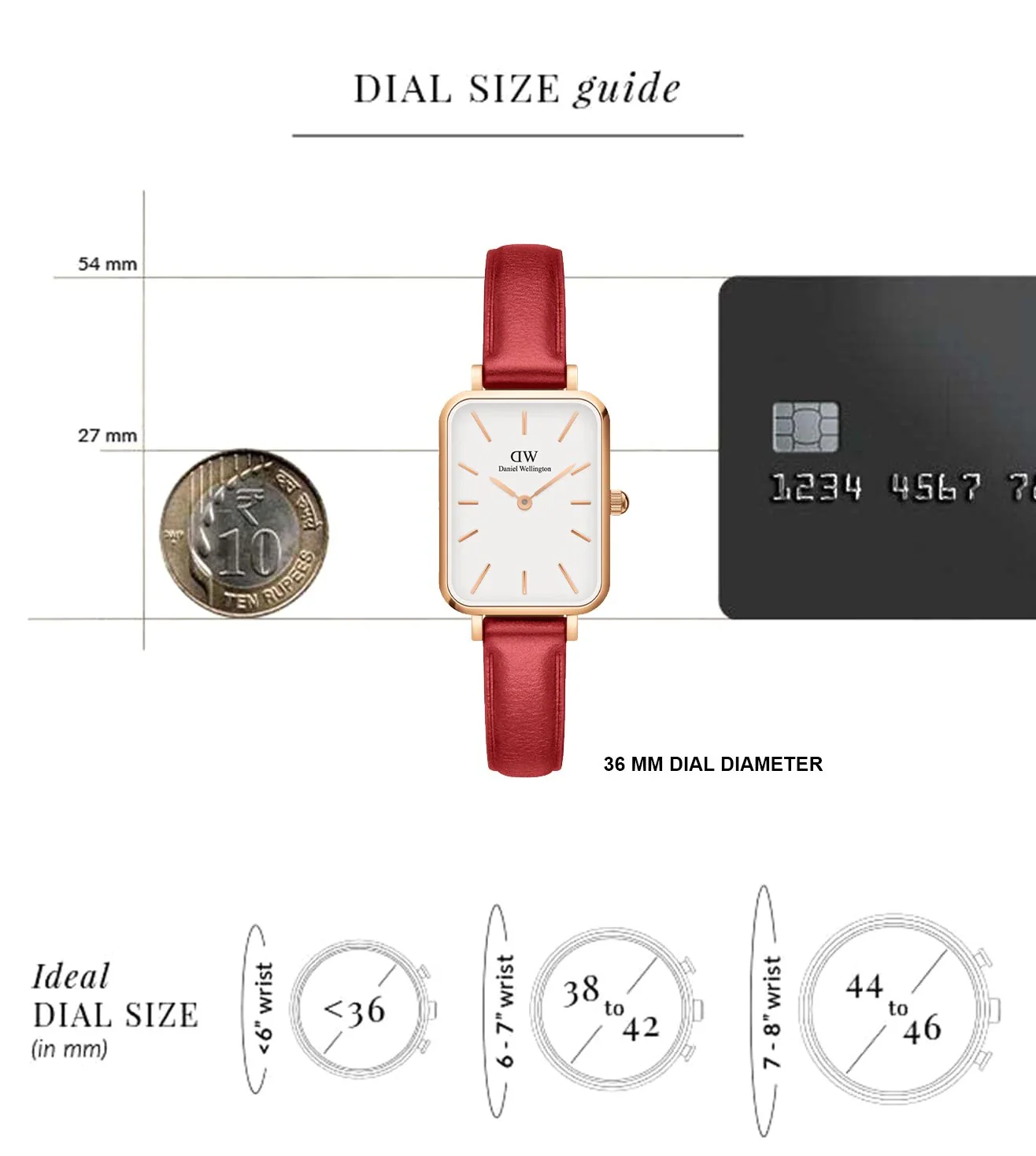 DW00100453 | DANIEL WELLINGTON Quadro 29x36.5 Pressed Suffolk RG Analog Watch for Women - Image 7