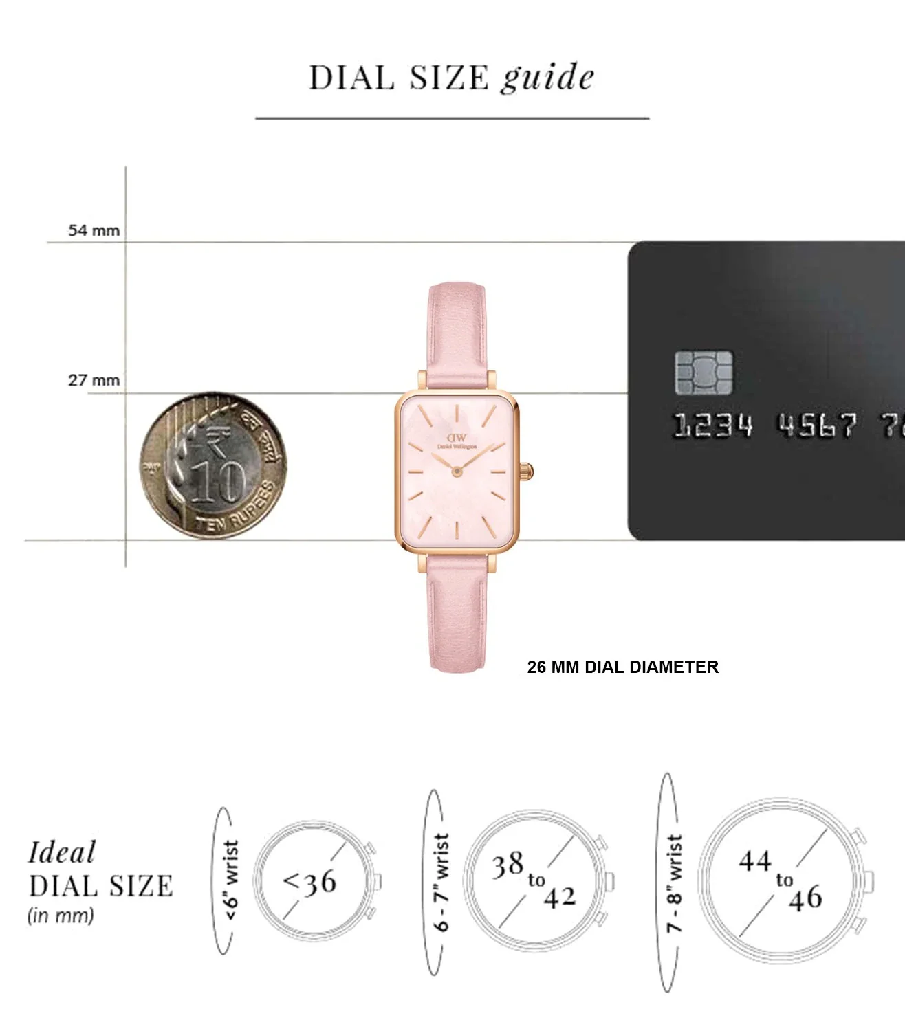 DW00100636 | DANIEL WELLINGTON Quadro Analog Watch for Women - Image 6