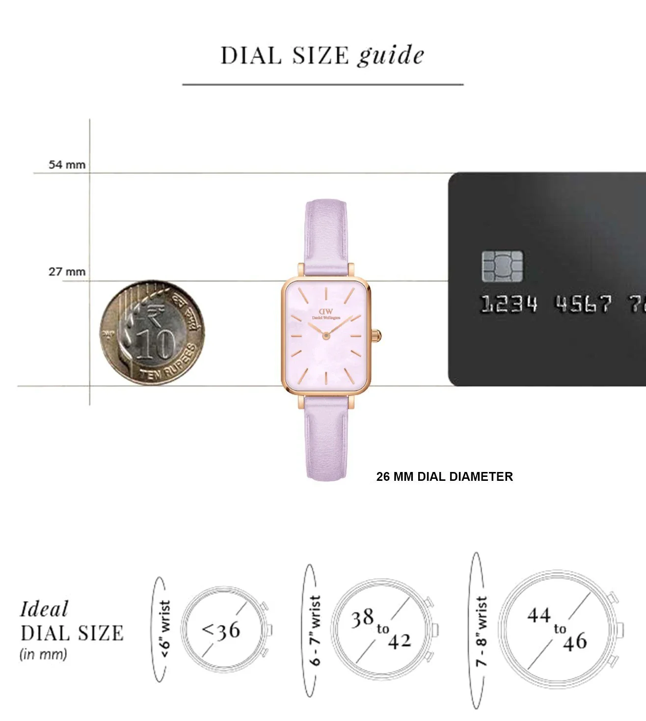 DW00100637 | DANIEL WELLINGTON Quadro Analog Watch for Women - Image 6