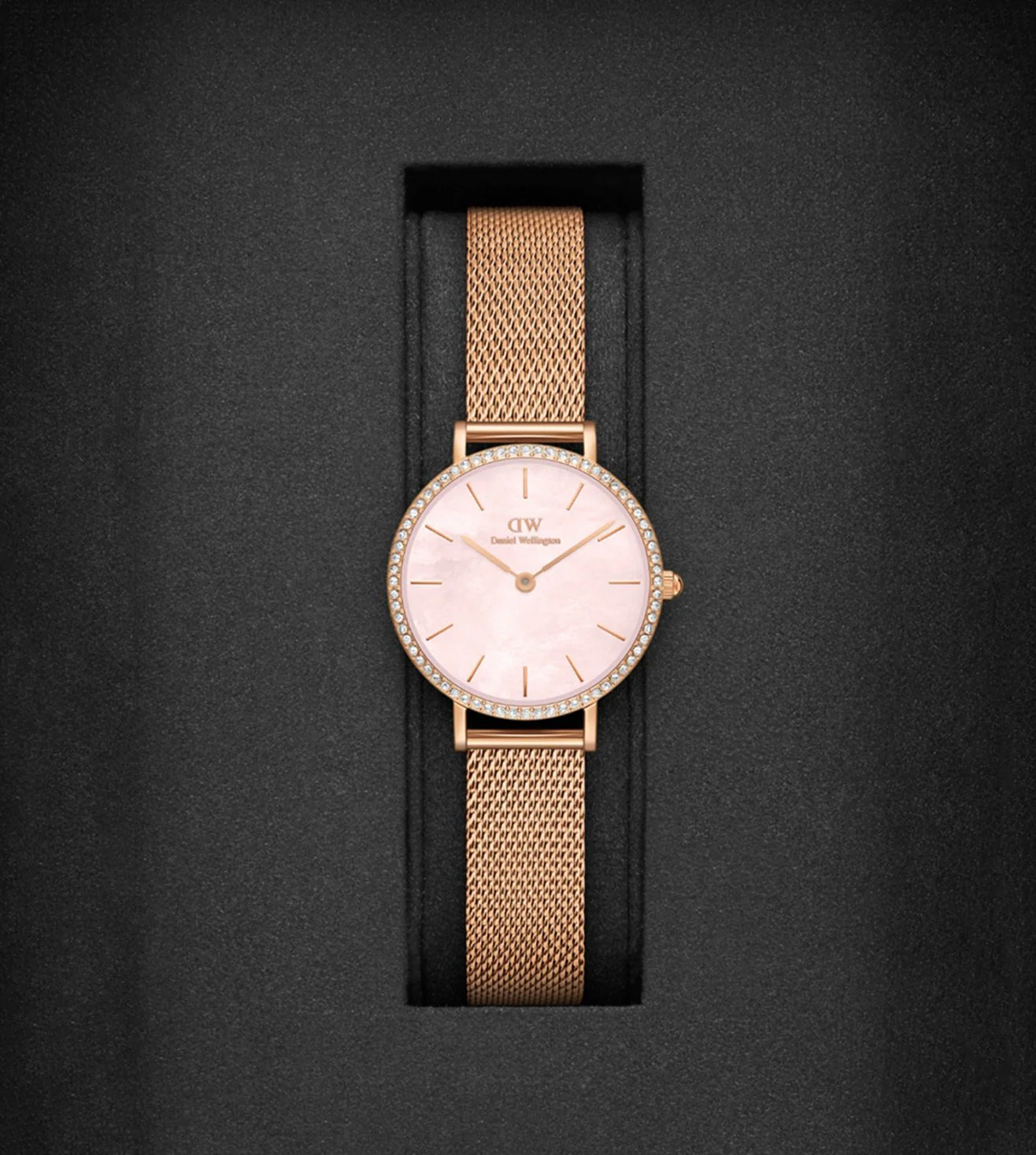 DW00100663K | DANIEL WELLINGTON Bezel Analog Watch for Women - Image 4