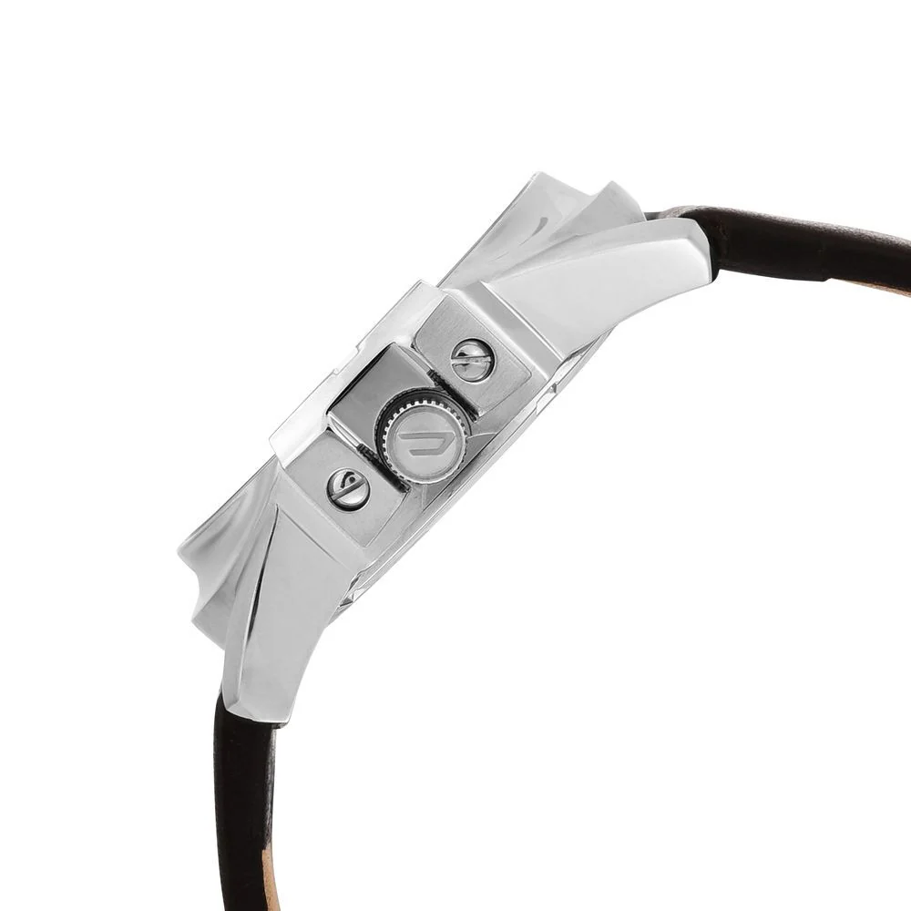 DZ1206 Diesel | Leather Analog Black Dial Men Watch - Image 3