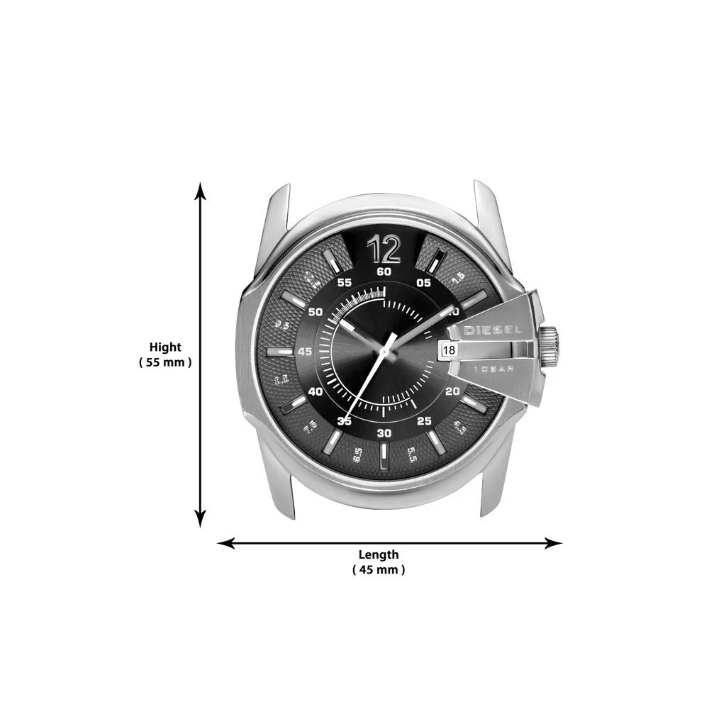 DZ1206 Diesel | Leather Analog Black Dial Men Watch - Image 4