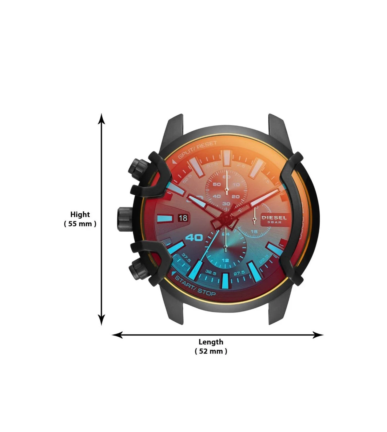 DZ4519 | DIESEL Griffed Chronograph Analog Watch for Men - Image 7