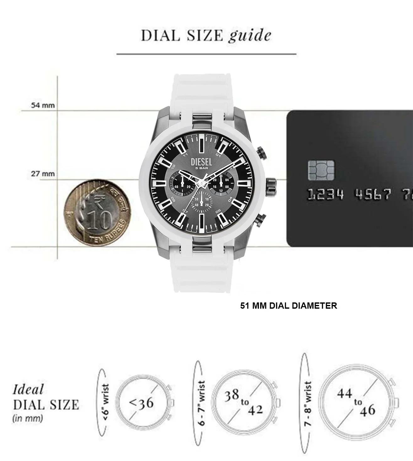 DZ4631 | DIESEL Split Chronograph Watch for Men - Image 9