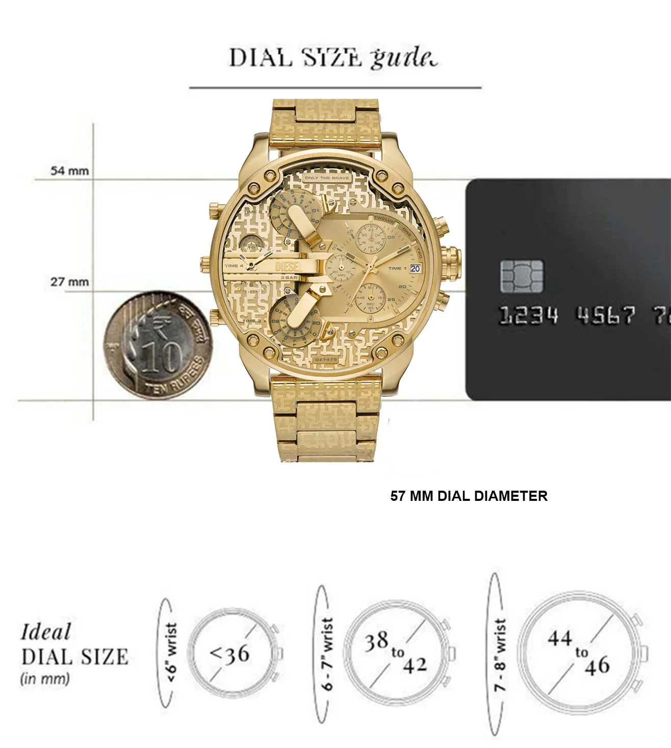 Diesel DZ7479 Mr. Daddy 2.0 Chronograph Automatic Men's Watch - Image 6