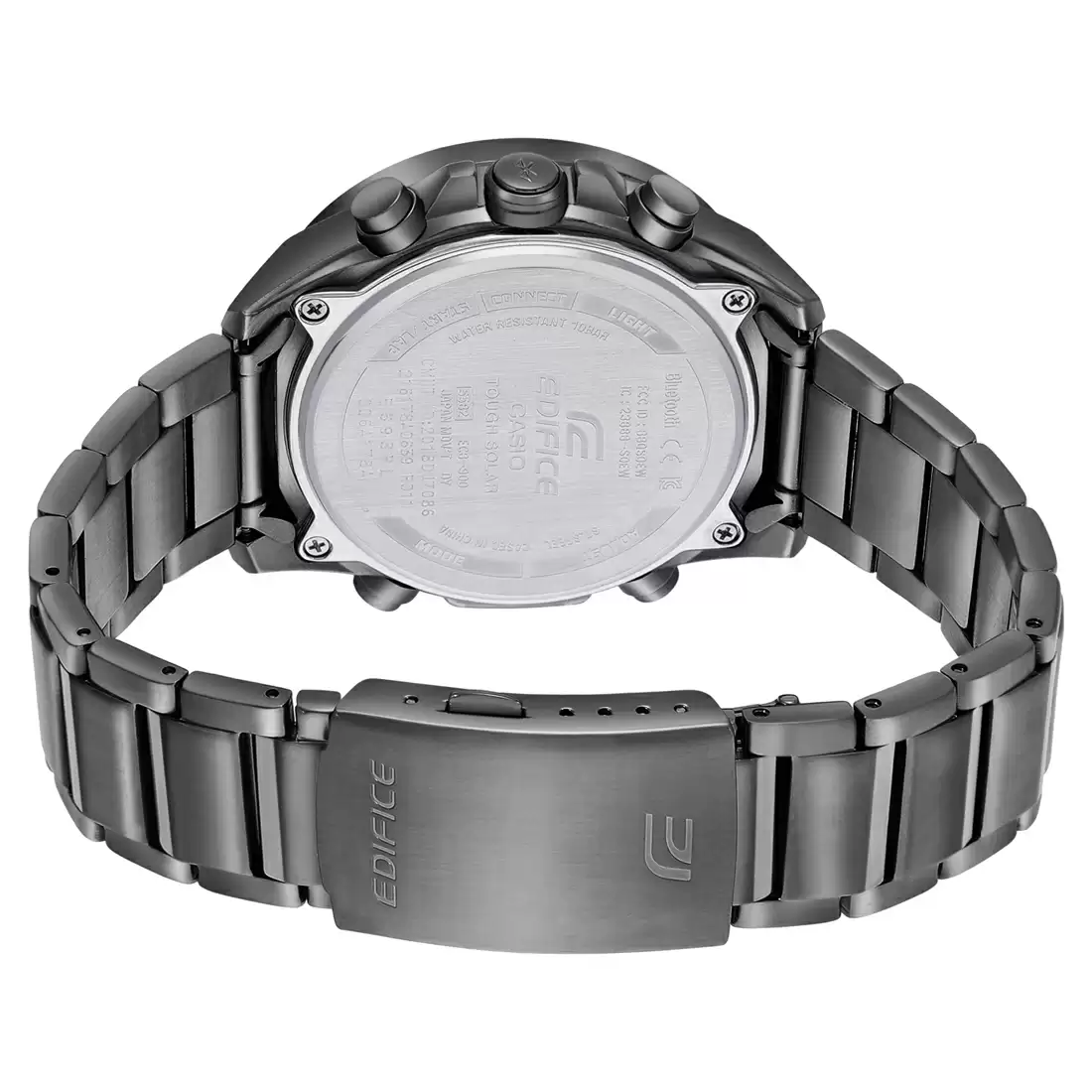 ED527 | CASIO Edifice Grey IP Bluetooth Connect - Men's Watch - Image 4
