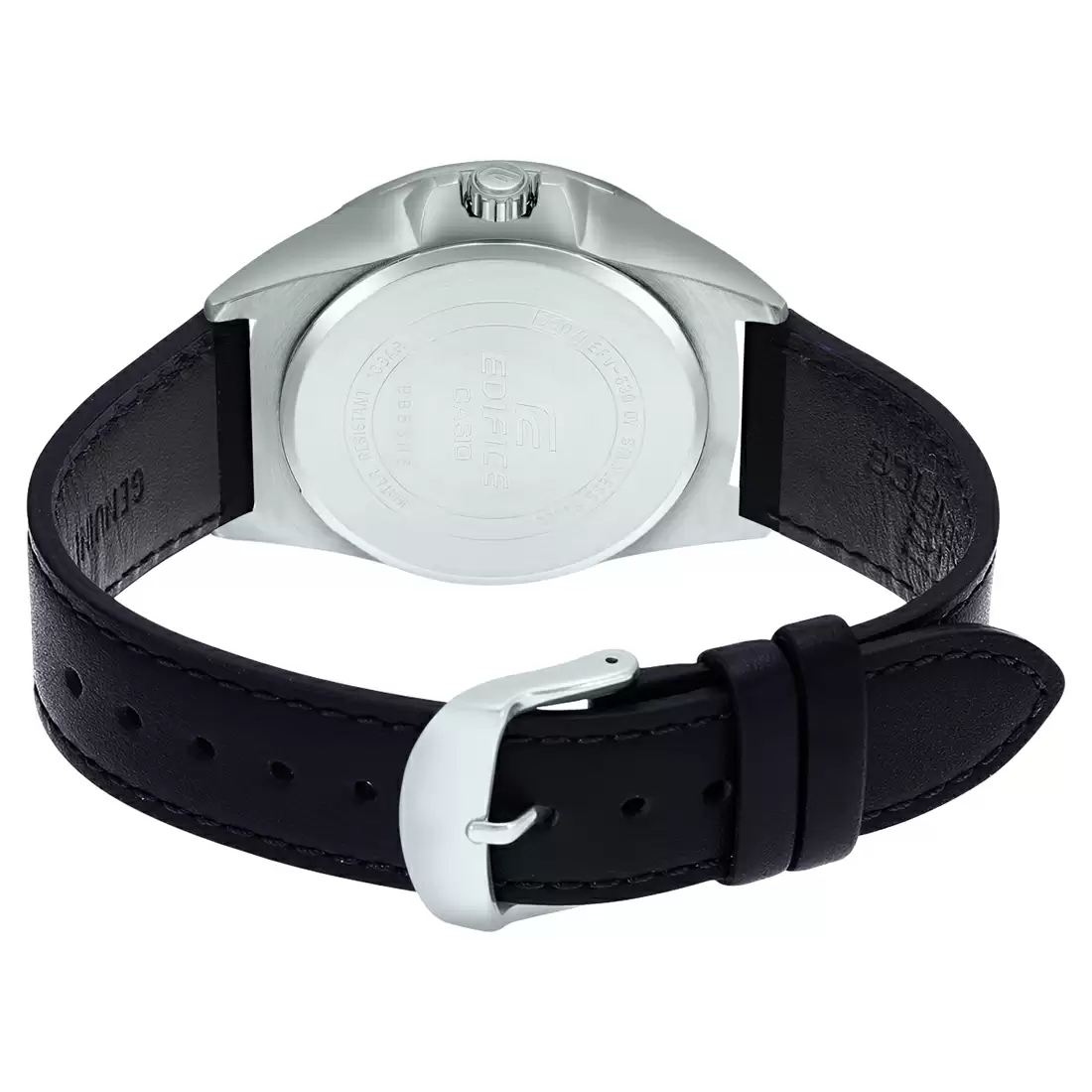 ED538 CASIO EFV-140L-1AVUDF Edifice Black Analog - Men's Watch - Image 4