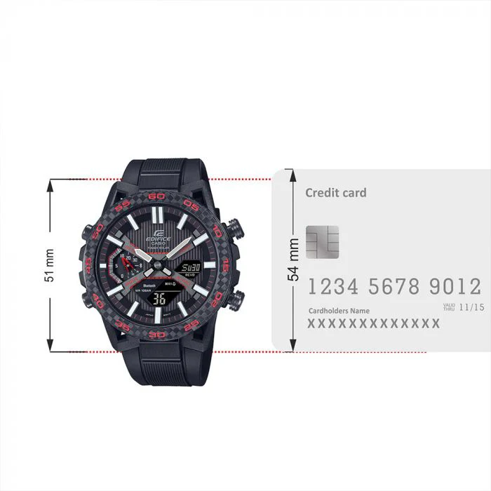 ED563 CASIO | Edifice ECB-2000PB-1ADF Solar Powered Men's Watch - Image 5