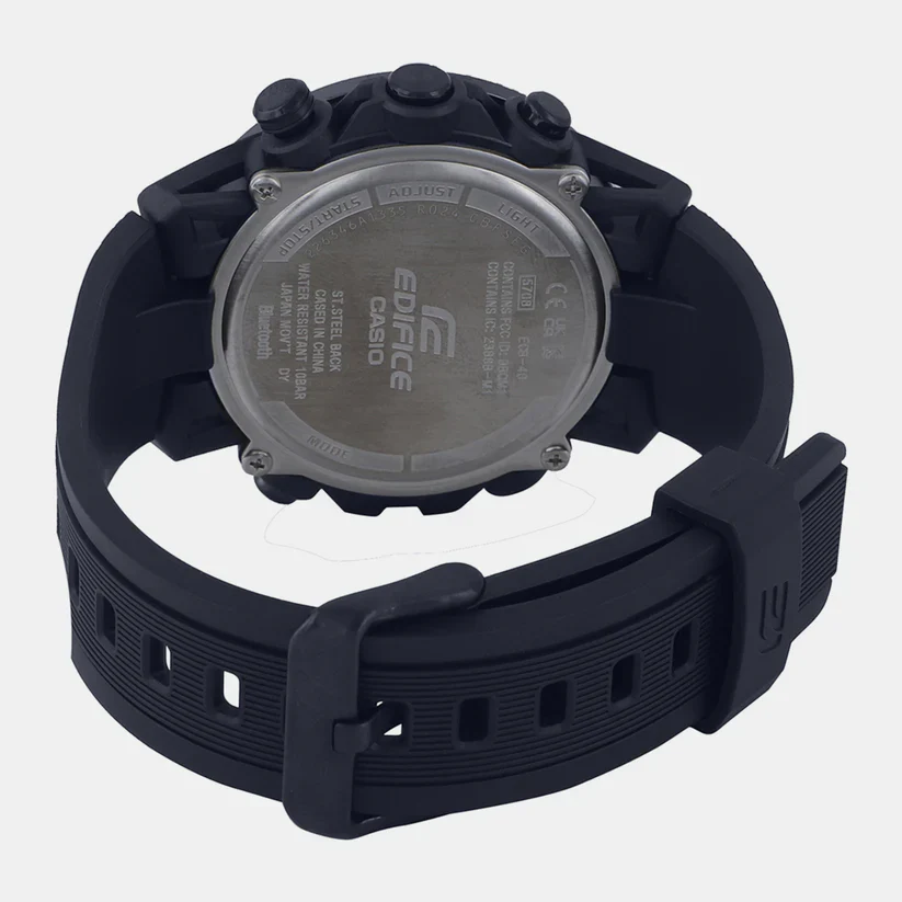 ED577 | CASIO Edifice Black IP Men's Watch - Image 4
