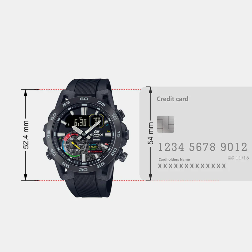 ED577 | CASIO Edifice Black IP Men's Watch - Image 7