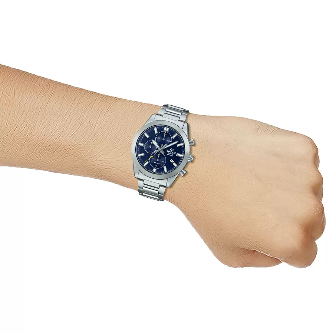 ED581 | CASIO Edifice Silver Chronograph Men's Watch - Image 7