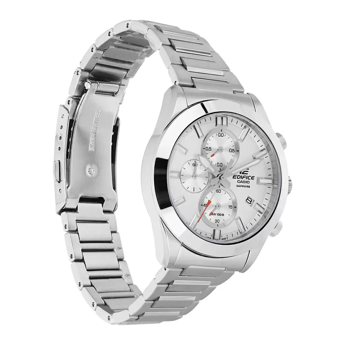 ED582 | CASIO Edifice Silver Chronograph Men's Watch - Image 3