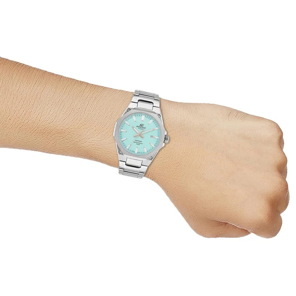 ED604 CASIO EDIFICE EFR-S108D-2BVUDF Tiffany Blue Dial Men's Watch - Image 7