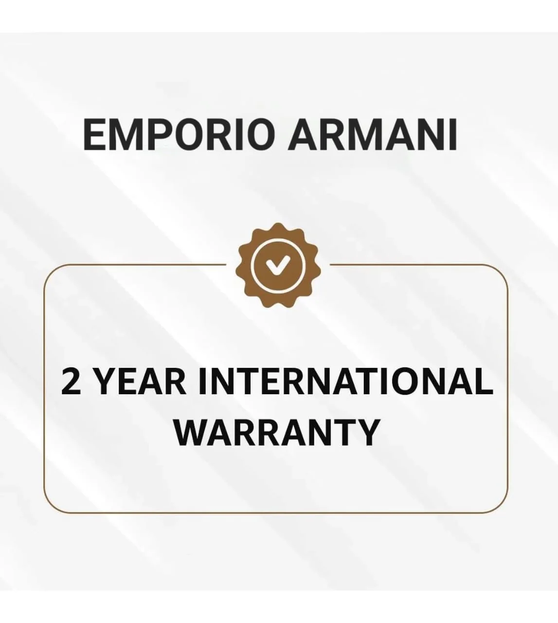 AR11459 Emporio Armani | Mother of Pearl Rosa Analog Watch (Women) - Image 5