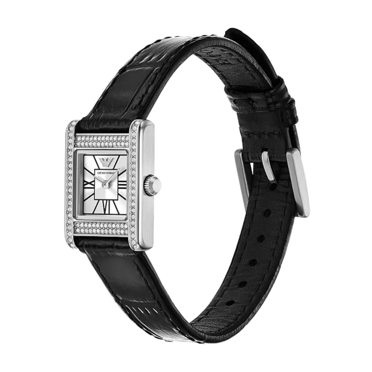 Emporio Armani Genni Silver Rectangular Dial Women Watch AR11660 - Image 4