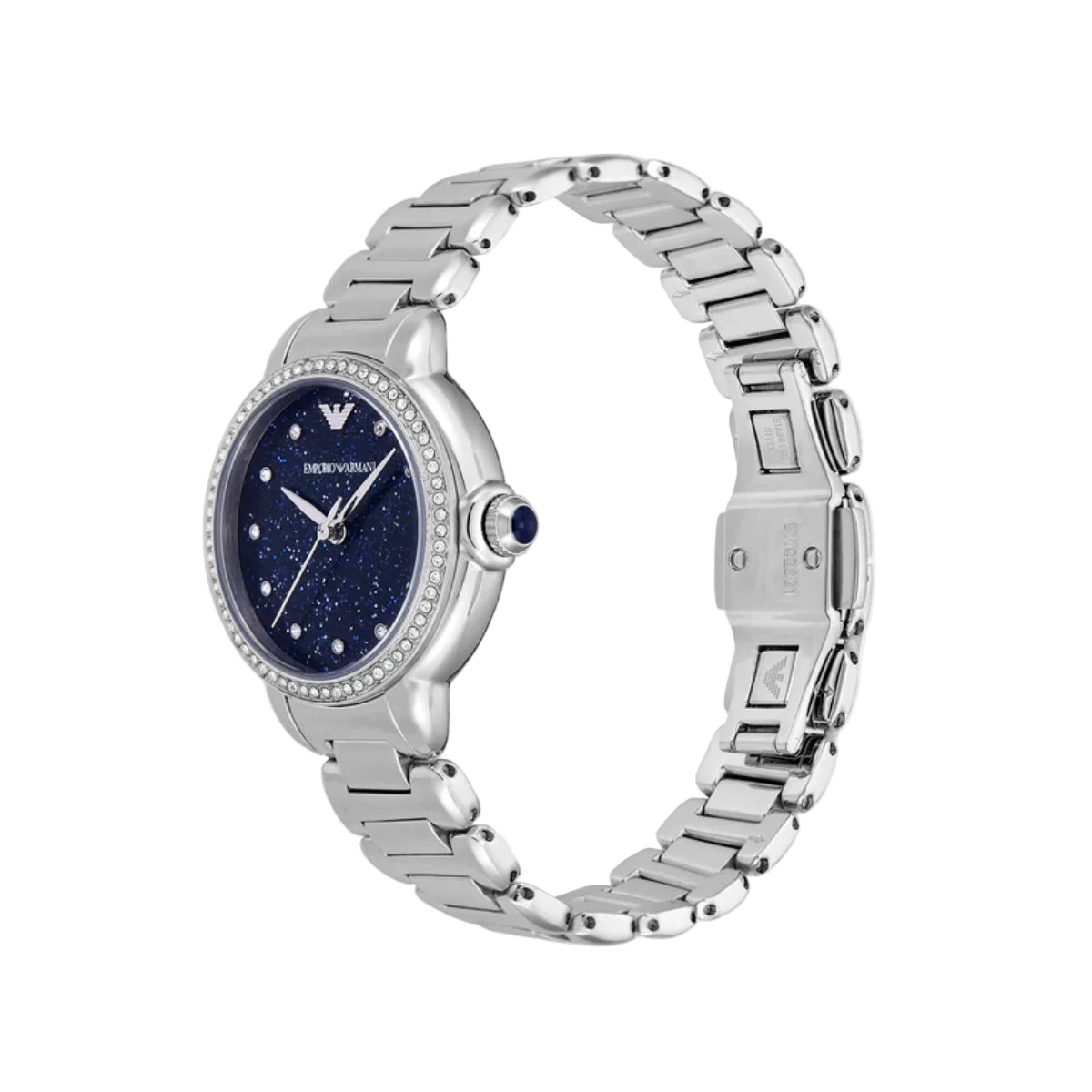 Emporio Armani Quartz Blue Dial Analog Watch For Women AR11630 - Image 3