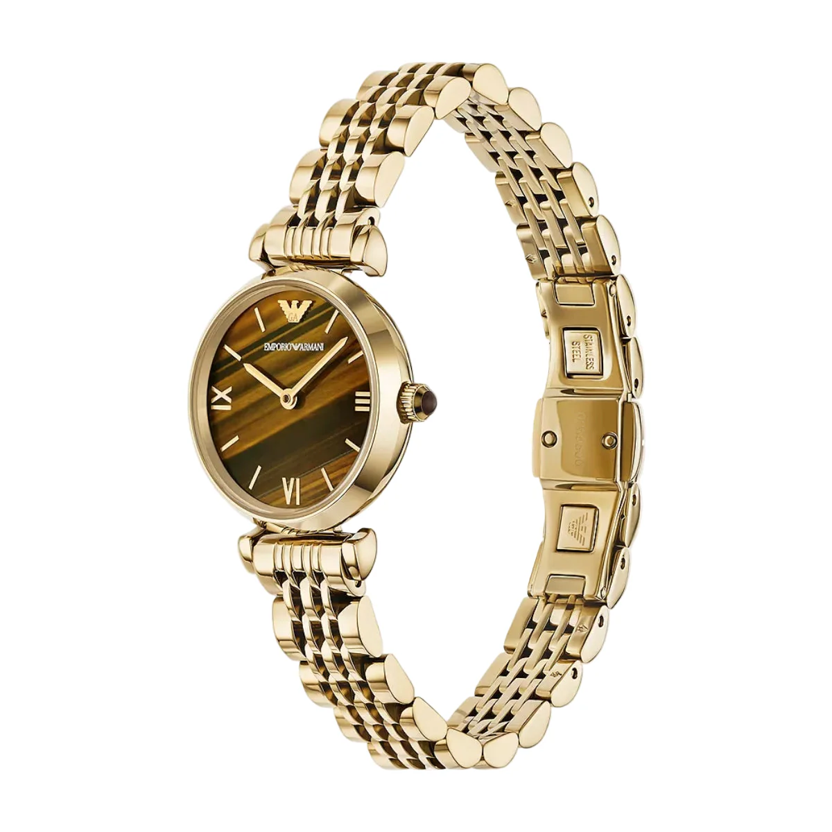 Emporio Armani Two-Hand Gold-Tone Stainless Steel Women Watch AR11703 - Image 4
