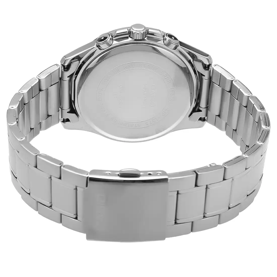 ENTICER MEN MTP-1375D-7AVDF Silver Multi-Dial Watch A837 - Image 4
