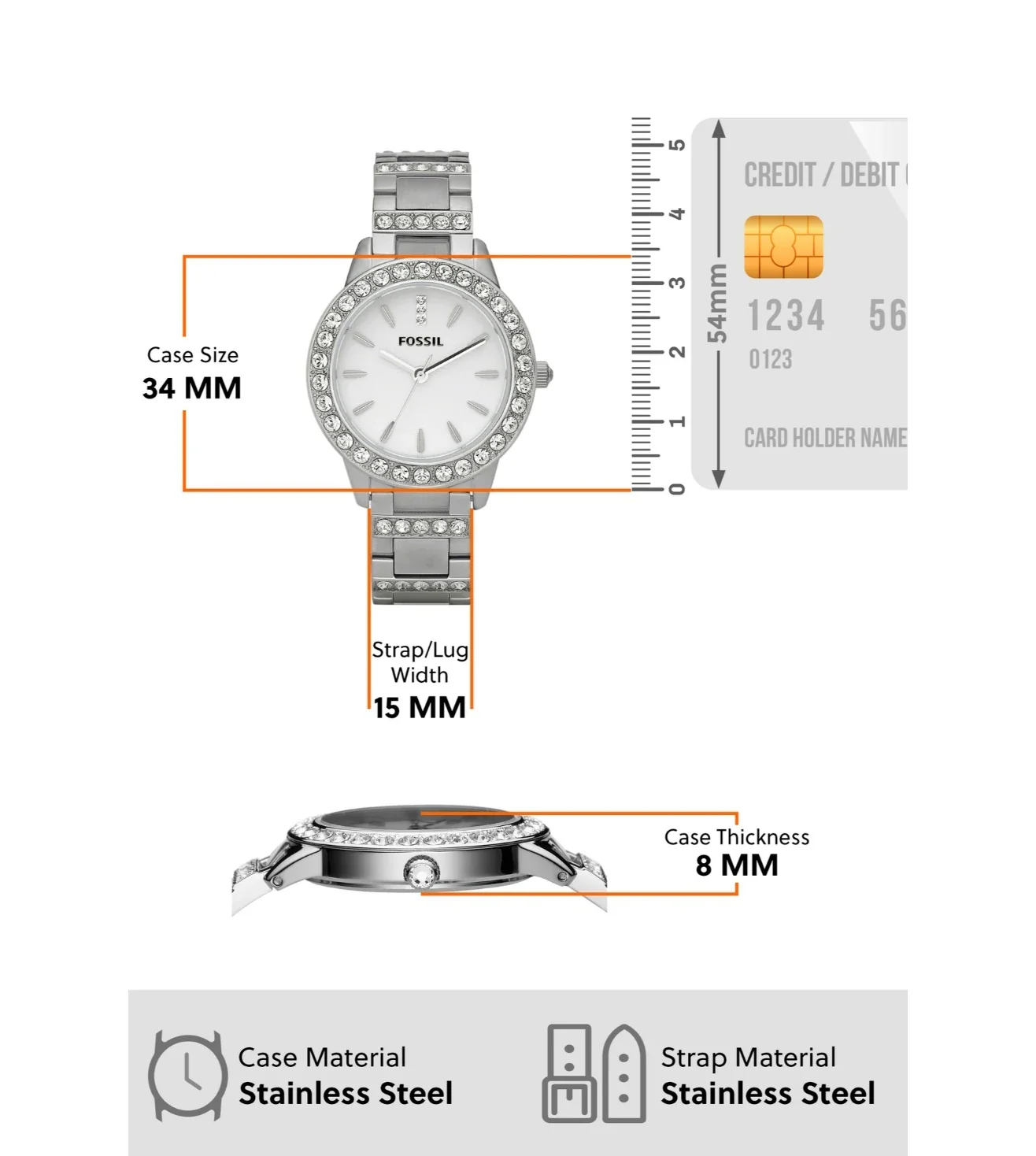 ES2362 | FOSSIL Jesse Analog Watch for Women - Image 3