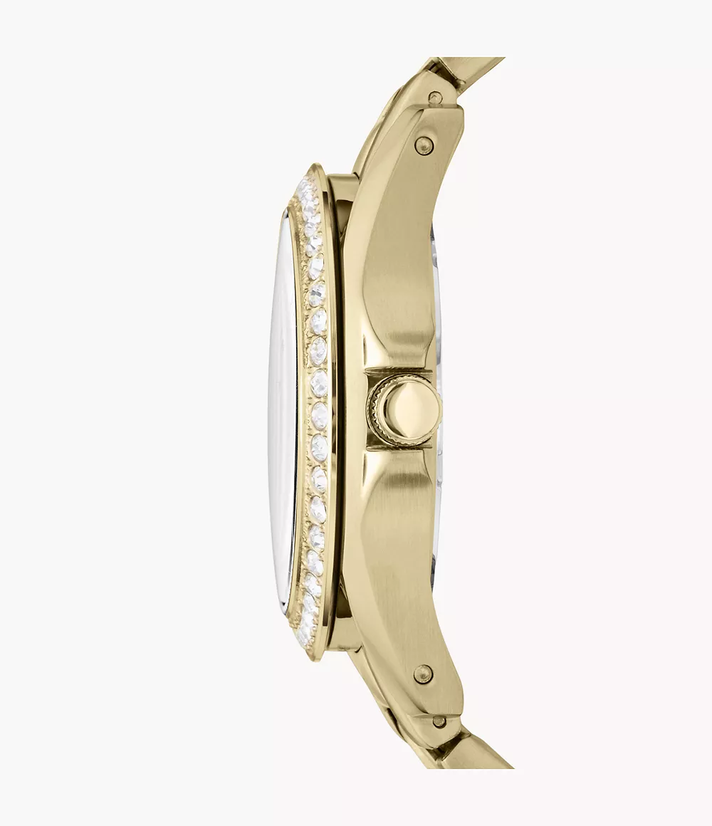 ES3203 | FOSSIL Women Riley Round Yellow Watches - Image 3