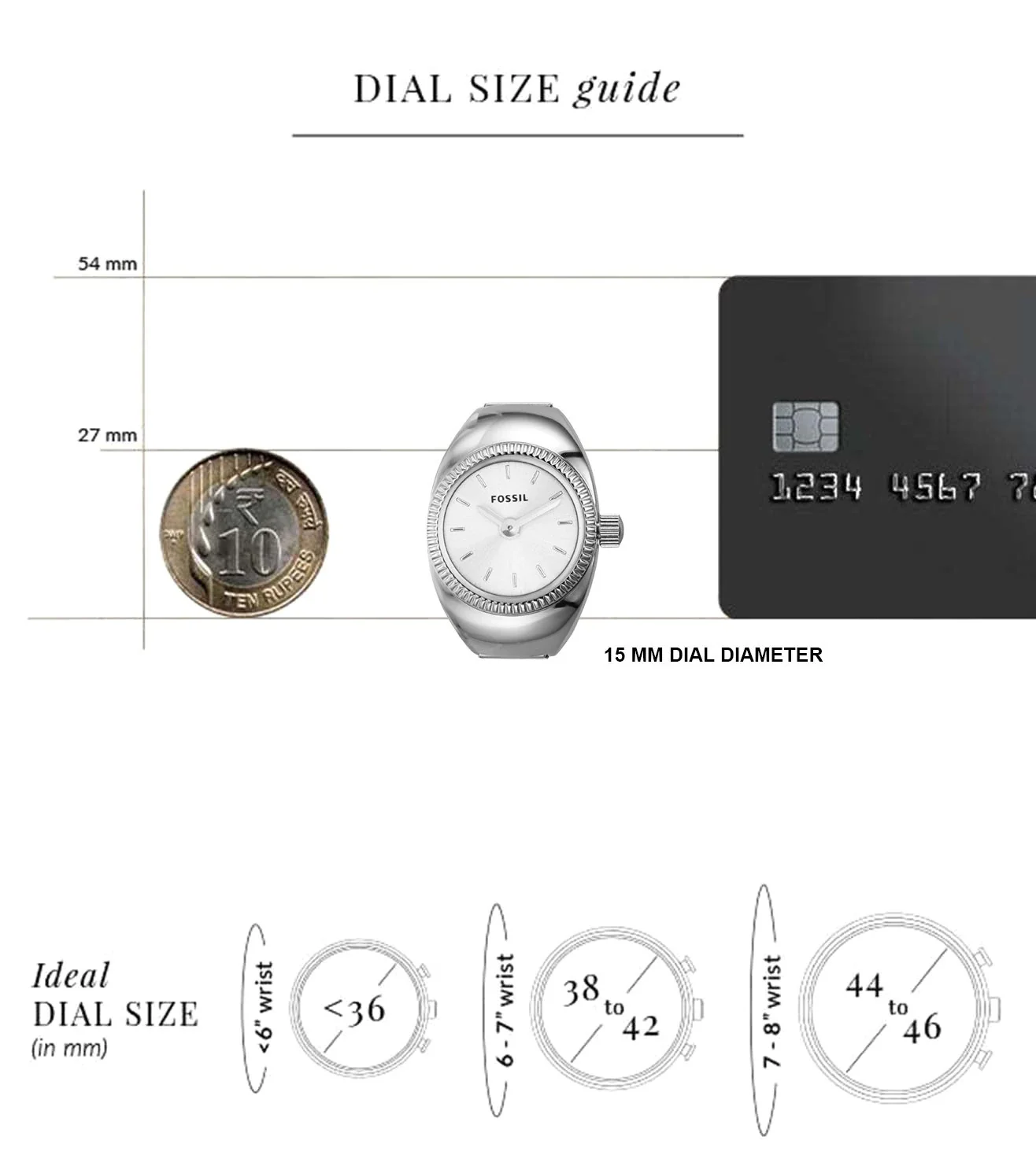 ES5245 | FOSSIL Ring Analog Watch for Women - Image 5