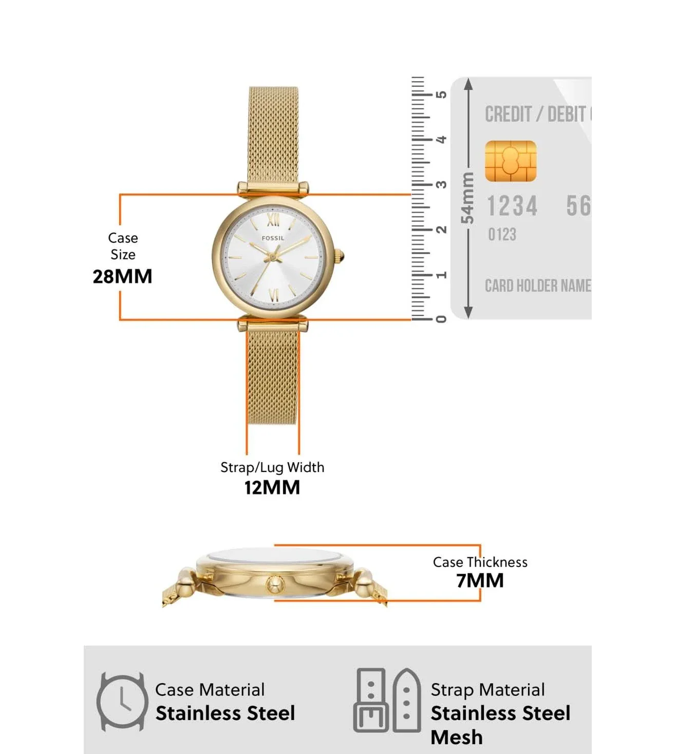 ES5251SET | FOSSIL Carlie Watch for Women - Image 7