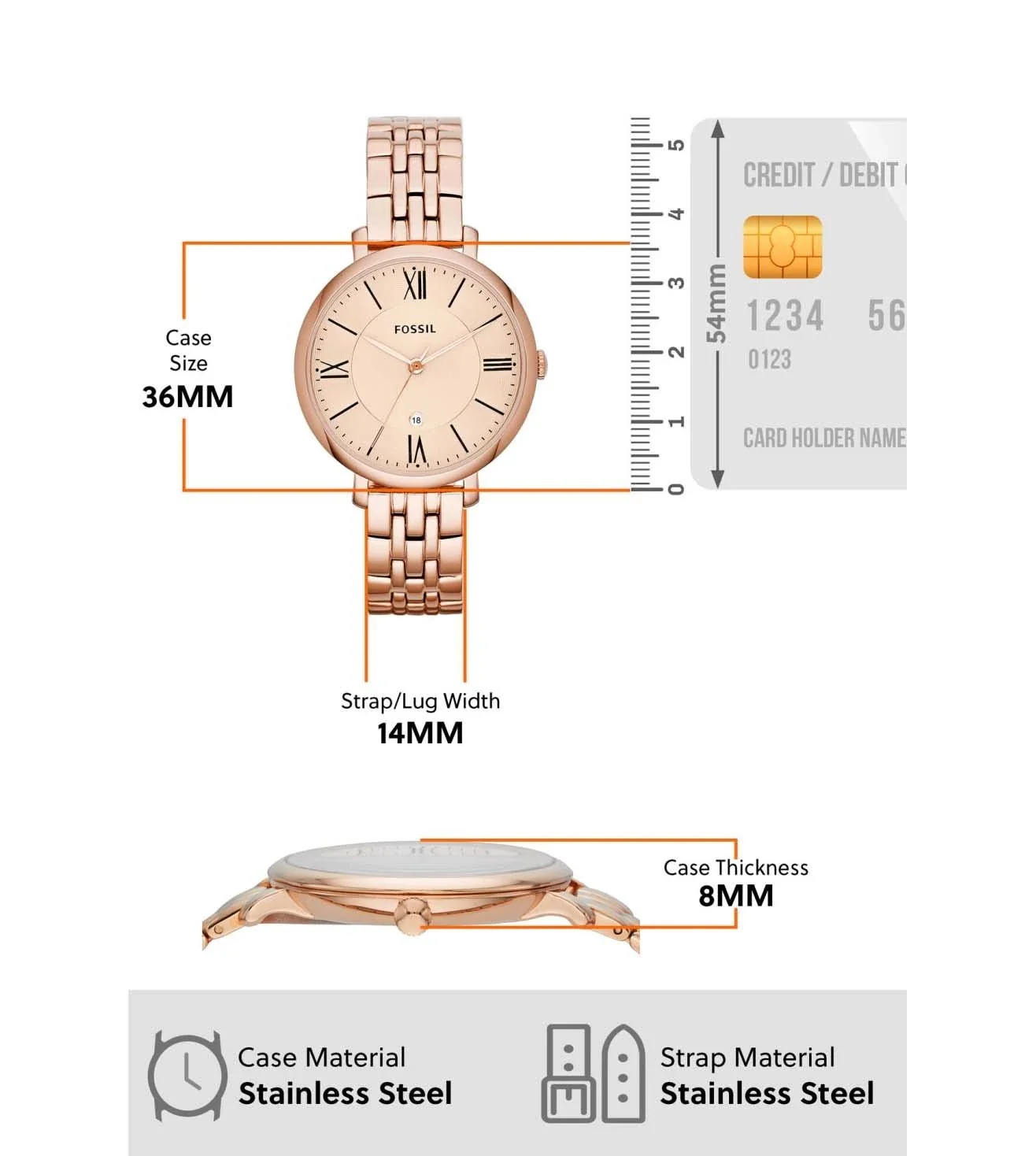 ES5252SET | FOSSIL Jacqueline Watch for Women - Image 7