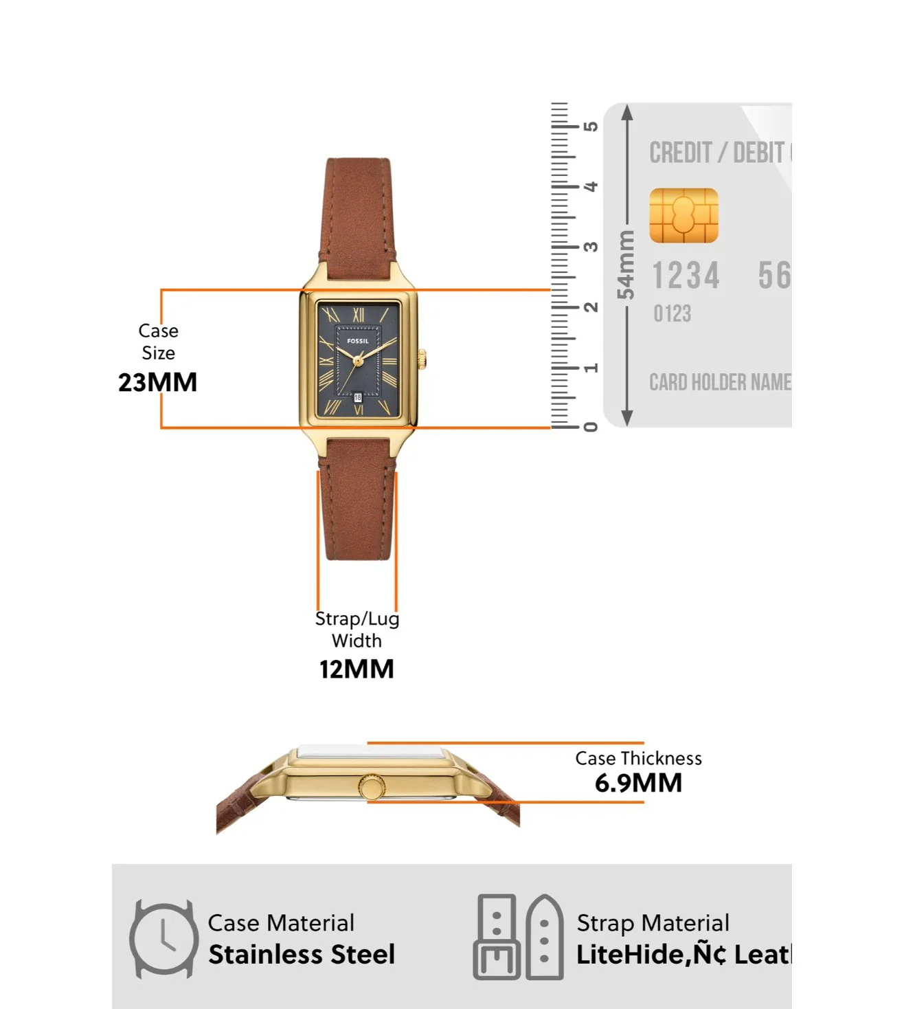 ES5303 | FOSSIL Raquel Analog Watch for Women - Image 7