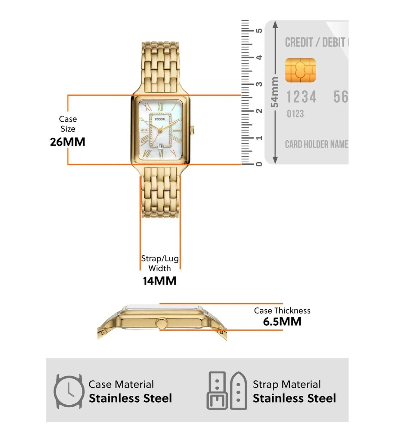 ES5304 | FOSSIL Raquel Analog Watch for Women - Image 5