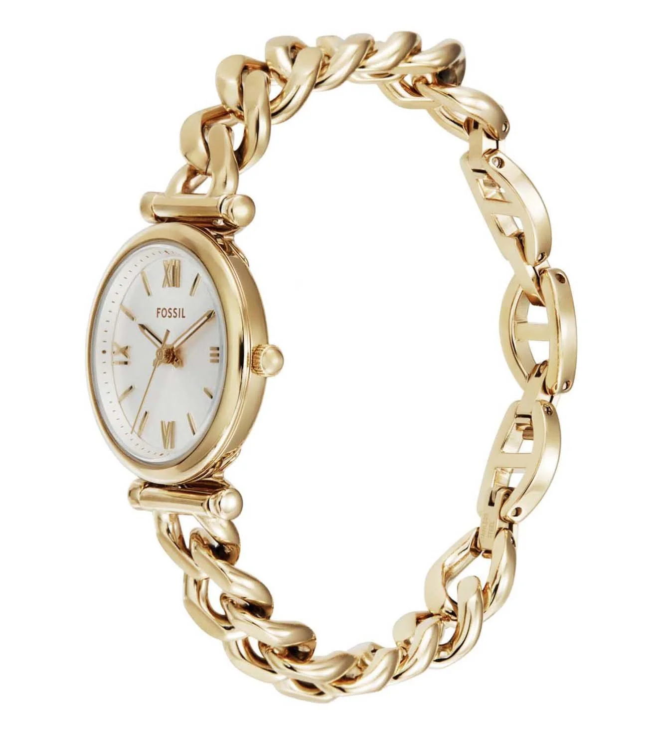 ES5329 FOSSIL | 28mm Silver Dial Carlie Analog Watch (Women) - Image 2