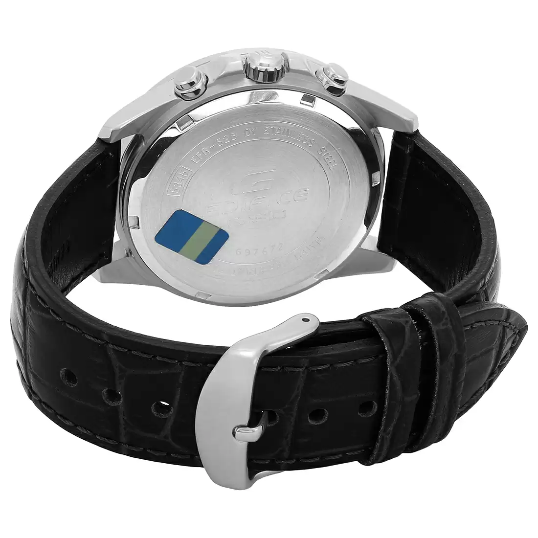 EX096 | CASIO Edifice Black Chronograph - Men's Watch - Image 4