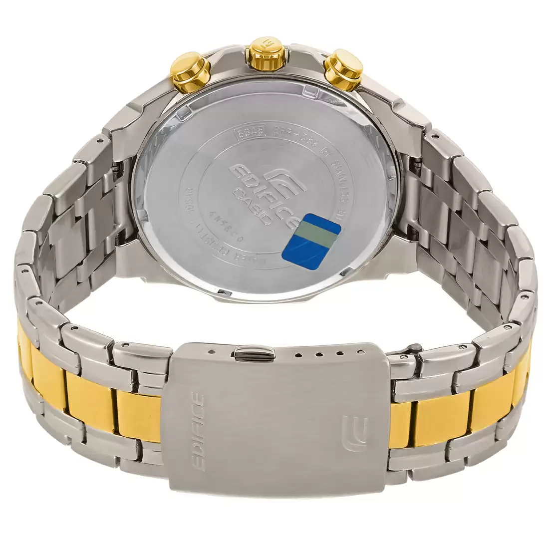 EX188 CASIO Edifice Two-Tone Chronograph - Men's Watch - Image 4