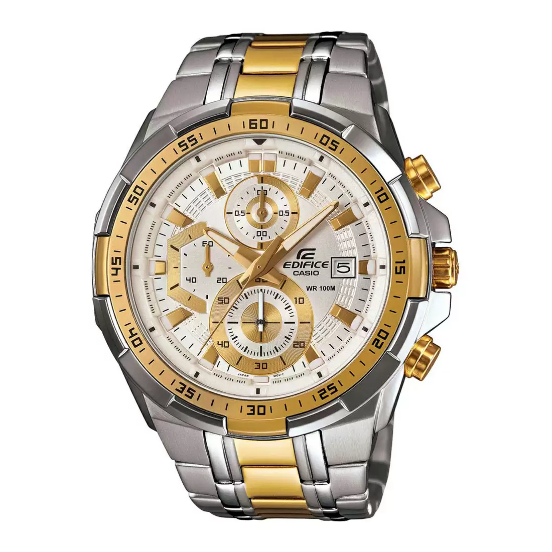 CASIO EX189 Edifice Two-Tone Chronograph Analog - Men's Watch