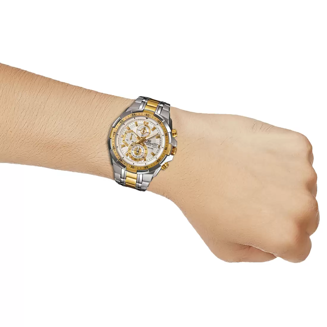 CASIO EX189 Edifice Two-Tone Chronograph Analog - Men's Watch - Image 6