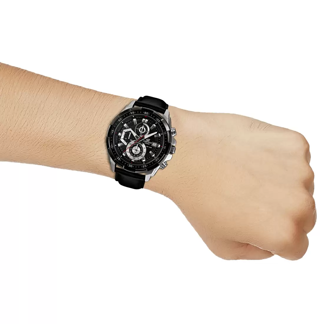 EX193 | CASIO Edifice Black Chronograph - Men's Watch - Image 6