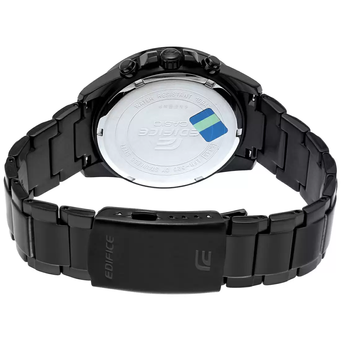 EX206 | CASIO Edifice Black Chronograph - Men's Watch - Image 4