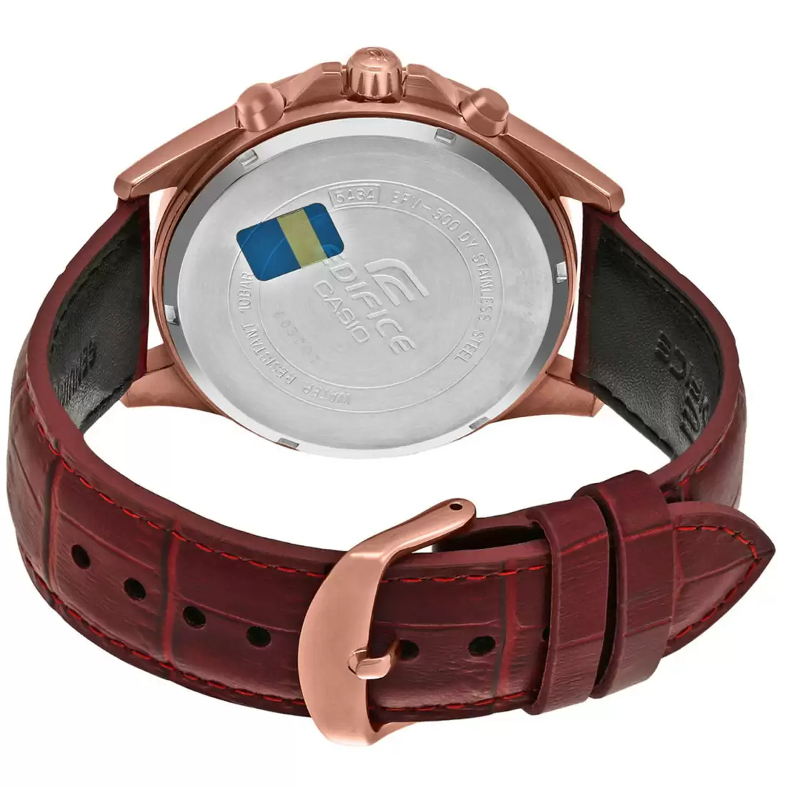 EX347 | CASIO Edifice Brown Chronograph - Men's Watch - Image 4