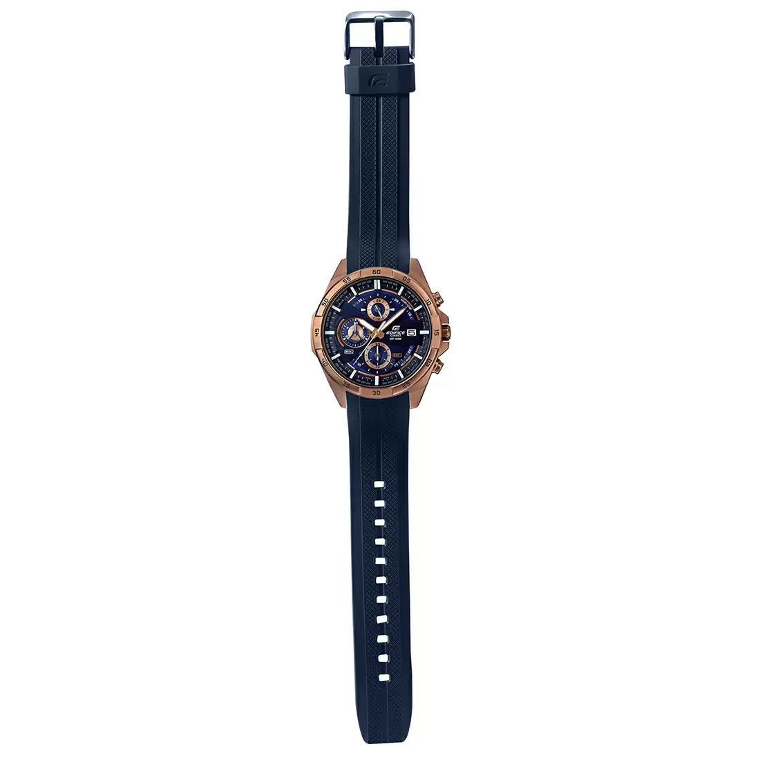 EX386 | CASIO Edifice Blue Chronograph - Men's Watch - Image 5