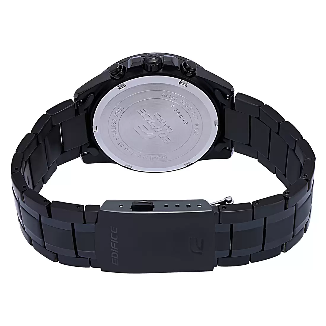 EX415 | CASIO Edifice Black Chronograph - Men's Watch - Image 4