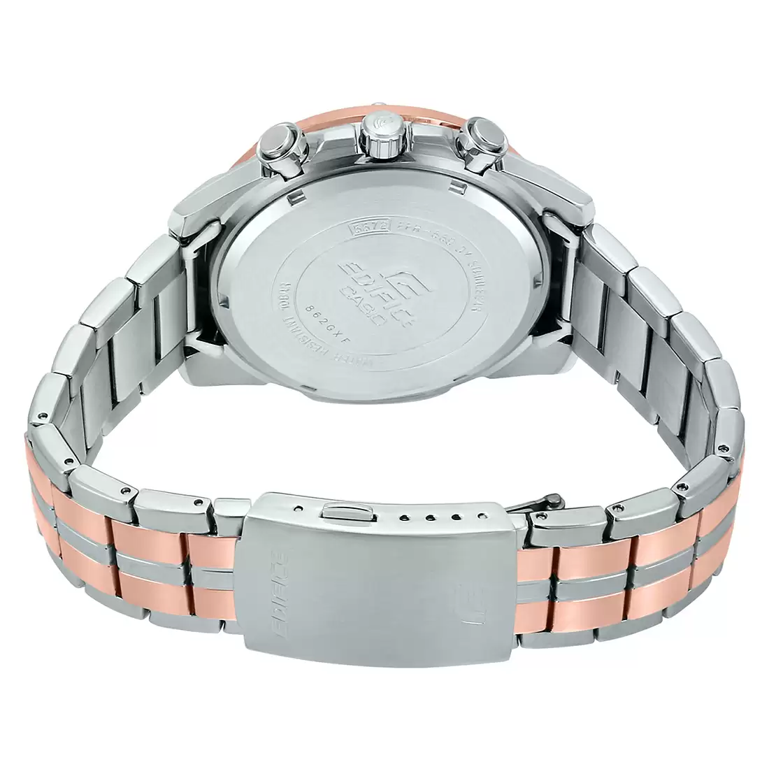 EX429 | CASIO Edifice Two-Tone Chronograph - Men's Watch - Image 4