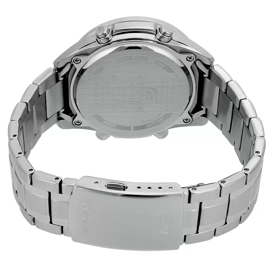 EX440 | CASIO Edifice Silver Analog-Digital - Men's Watch - Image 4