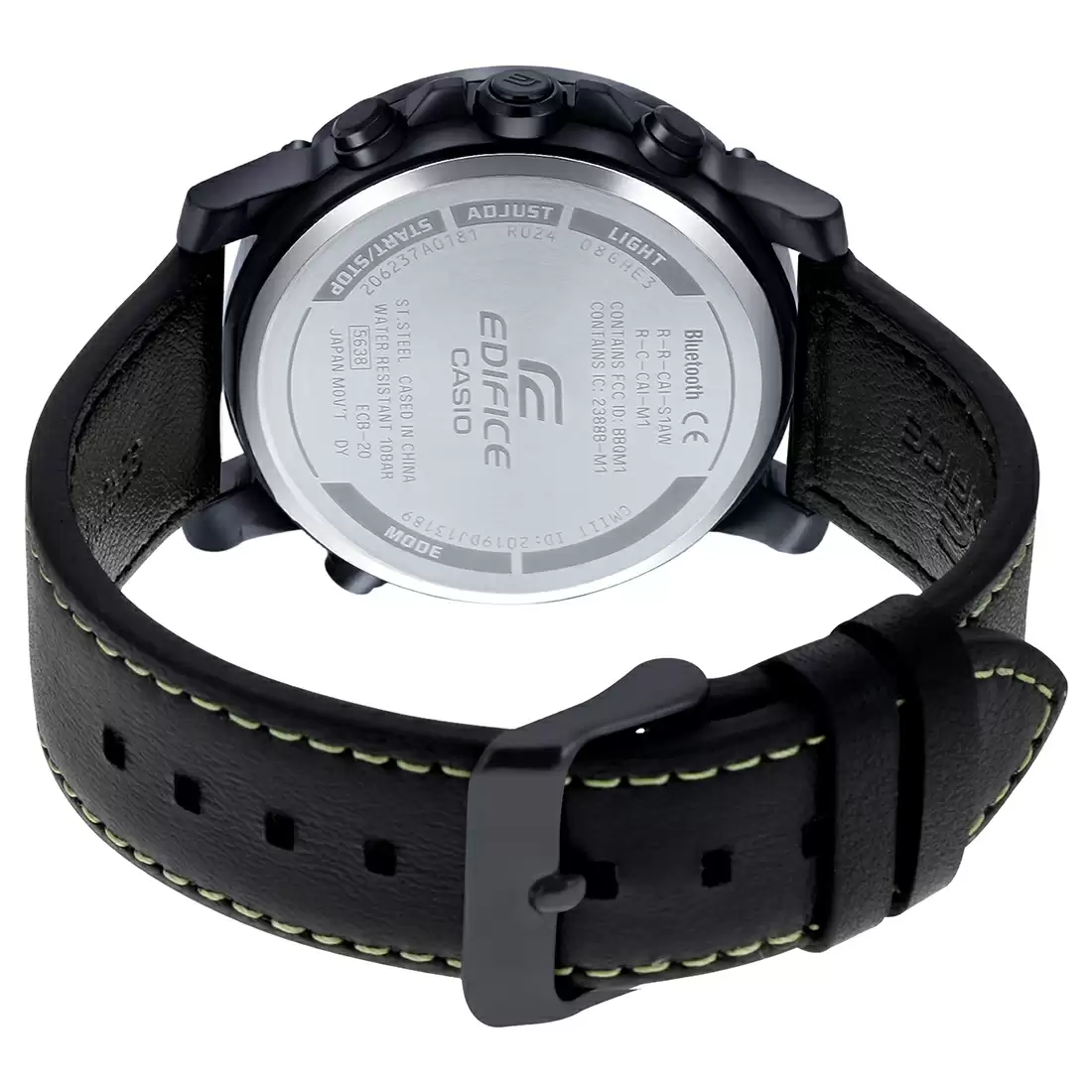 EX523 | CASIO Edifice Black Bluetooth Connect - Men's Watch - Image 4