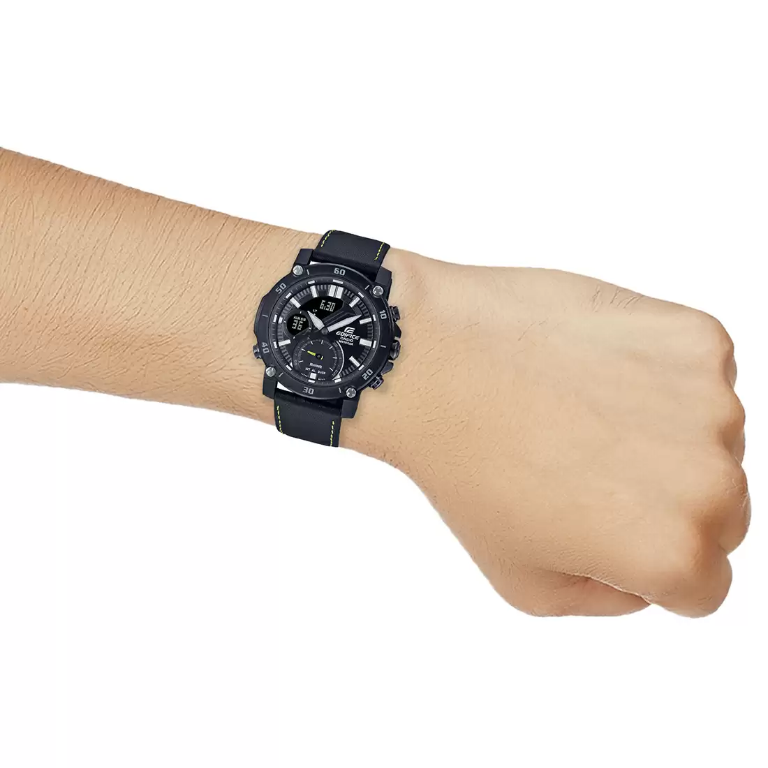 EX523 | CASIO Edifice Black Bluetooth Connect - Men's Watch - Image 6