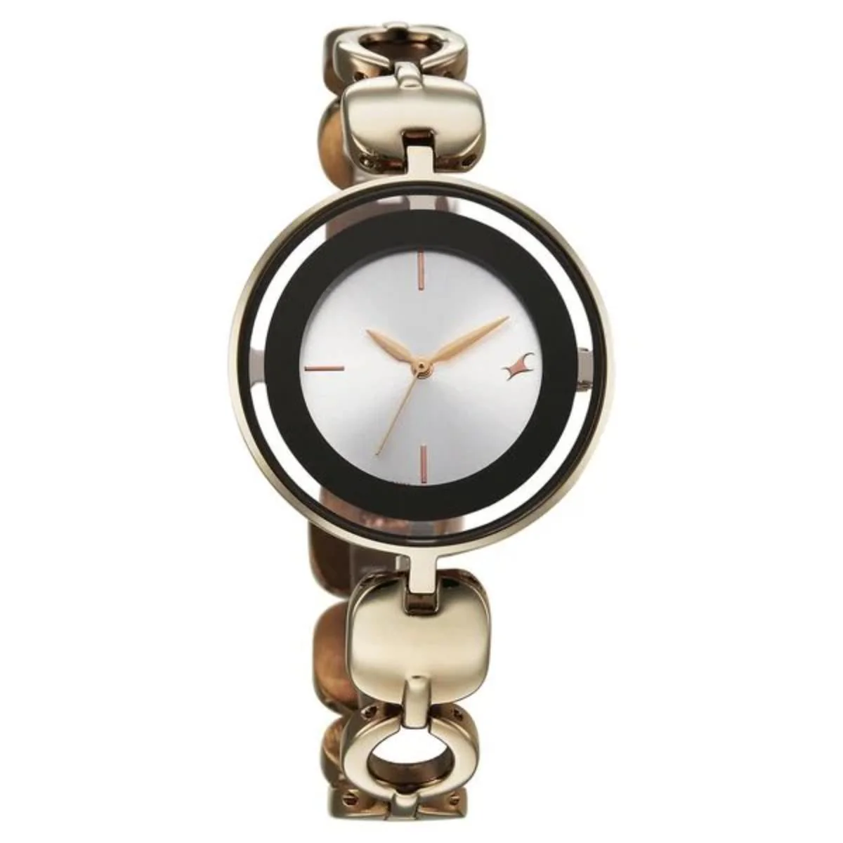 Fastrack Chrome K Quartz Silver Dial Analog Women's Watch 6237QM04 - Image 2